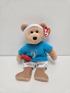 Ty Beanie Baby “Feder Bear” the Roger Federer Tennis Bear (9 inch)